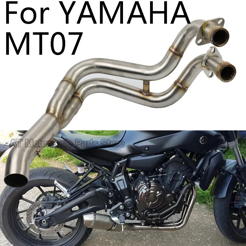 For YAMAHA FZ07 MT07 Motorcycle Exhaust Full System Pipe For Yamaha MT07 Stainless Steel Front pipe
For YAMAHA FZ07 MT07 Motorcycle Exhaust Full System Pipe For Yamaha MT07 Stainless Steel Front pipe