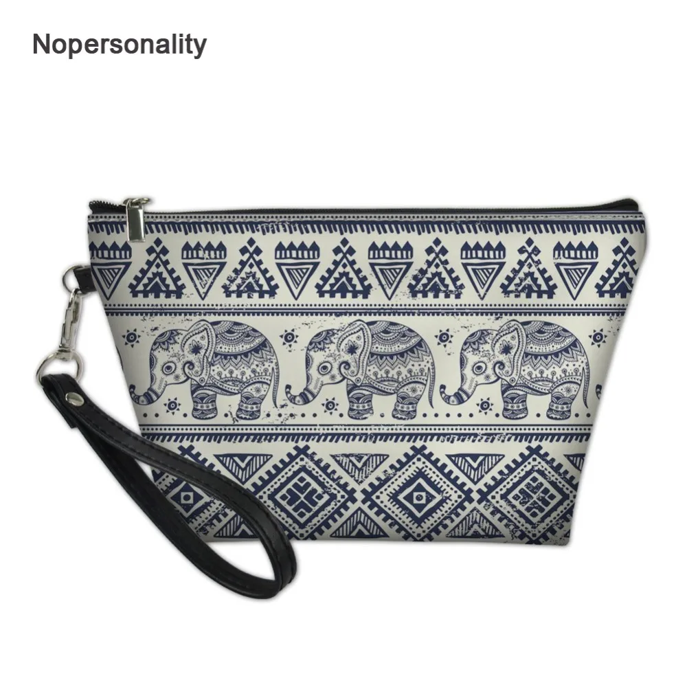 Nopersonality Small Leather Travel Make Up Bag Zipper Closure Elephant Print Cosmetic Case for Women Unique Female Makeup Bags
Nopersonality Small Leather Travel Make Up Bag Zipper Closure Elephant Print Cosmetic Case for Women Unique Female Makeup Bags