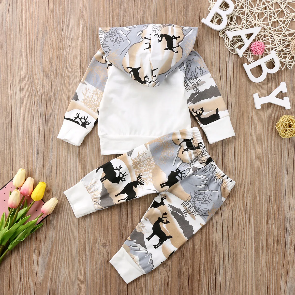 Pudcoco Baby Boys Girls Clothes 2019 Spring Baby Clothing Sets Cute Deer Printing Hooded Sweatshirts+Pants 2Pcs for Baby Clothes
Pudcoco Baby Boys Girls Clothes 2019 Spring Baby Clothing Sets Cute Deer Printing Hooded Sweatshirts+Pants 2Pcs for Baby Clothes