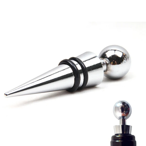 1 шт. круглая пробка из цинкового сплава для бутылок вина шампанского|bottle stopper