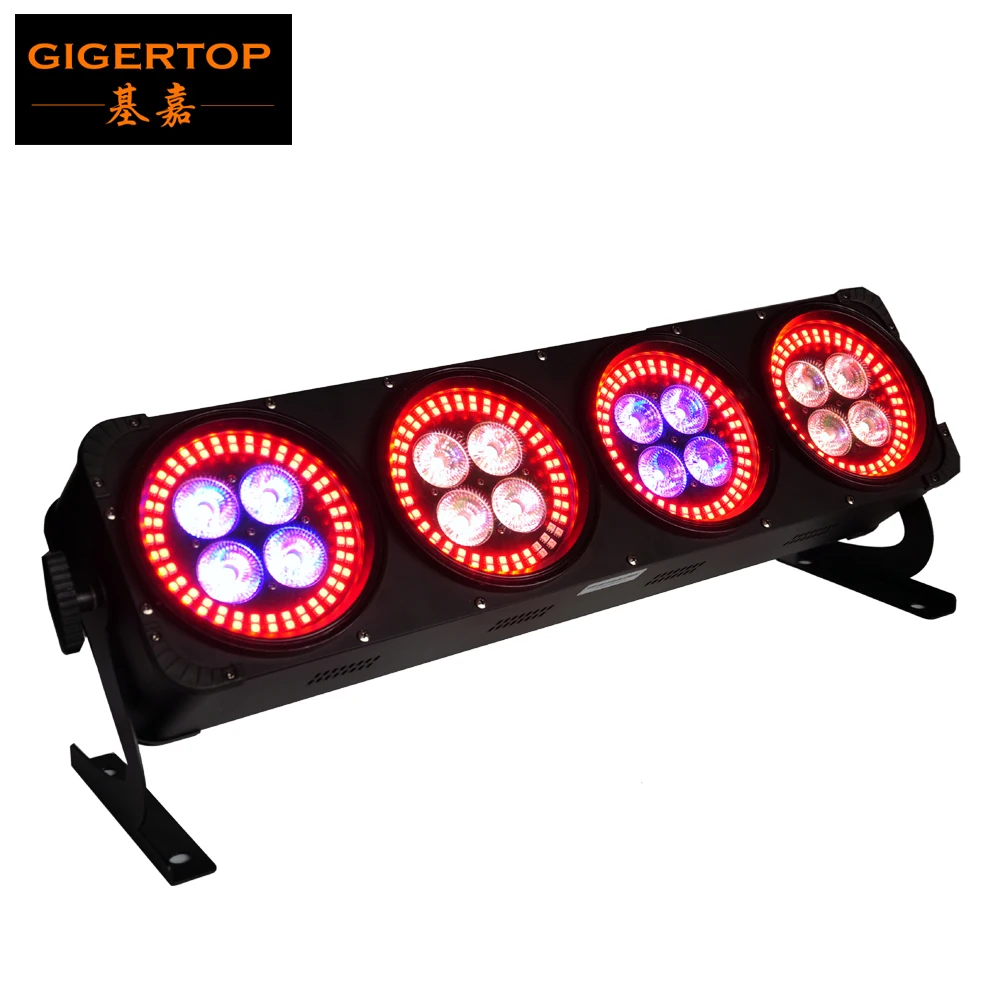 Gigertop New Led Bar Effect Wash Light 16X12W 6in1 LED+288 X 0.2W 3in1 RGB Smooth Dimmer Pixel Individual Led Control Ring Color
Gigertop New Led Bar Effect Wash Light 16X12W 6in1 LED+288 X 0.2W 3in1 RGB Smooth Dimmer Pixel Individual Led Control Ring Color