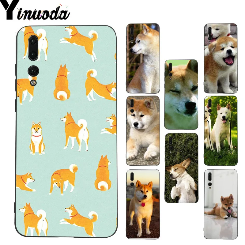 Чехол для телефона Yinuoda с изображением милой собаки Akita Huawei P9 P10 Plus Mate9 10 Mate10 Lite P20 Pro