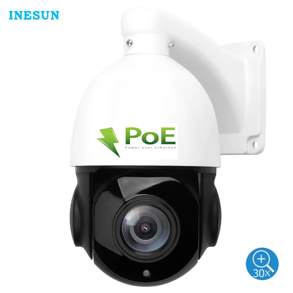 Inesun H.265 PoE PTZ IP Camera Outdoor 3MP 5MP 30X Optical Zoom High Speed Dome Camera Support Motion Detection IR Night Vision
Inesun H.265 PoE PTZ IP Camera Outdoor 3MP 5MP 30X Optical Zoom High Speed Dome Camera Support Motion Detection IR Night Vision