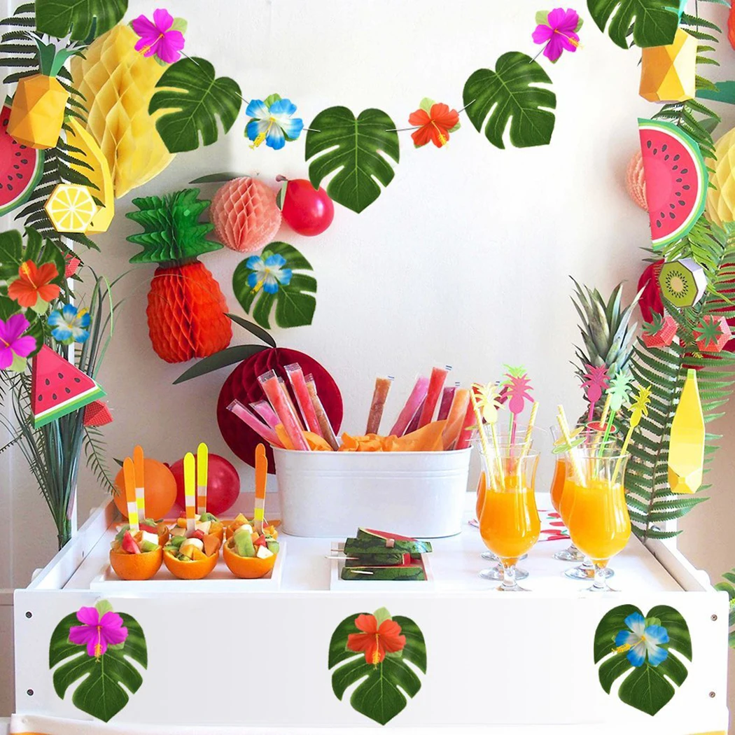 24PCS Artificial Flowers Decorative Party Decor Flowers Artificial Party Flowers With Fake Leaf New Arrival