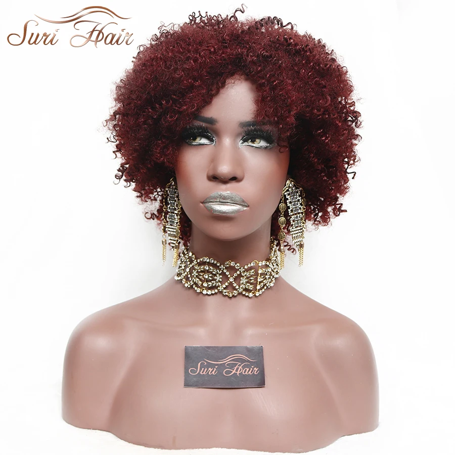 Suri Hair 10" Afro Kinky CurlySynthetic Burgundy Short Hair Wig For Women High Temperature Fiber African American Wigs
Suri Hair 10" Afro Kinky CurlySynthetic Burgundy Short Hair Wig For Women High Temperature Fiber African American Wigs