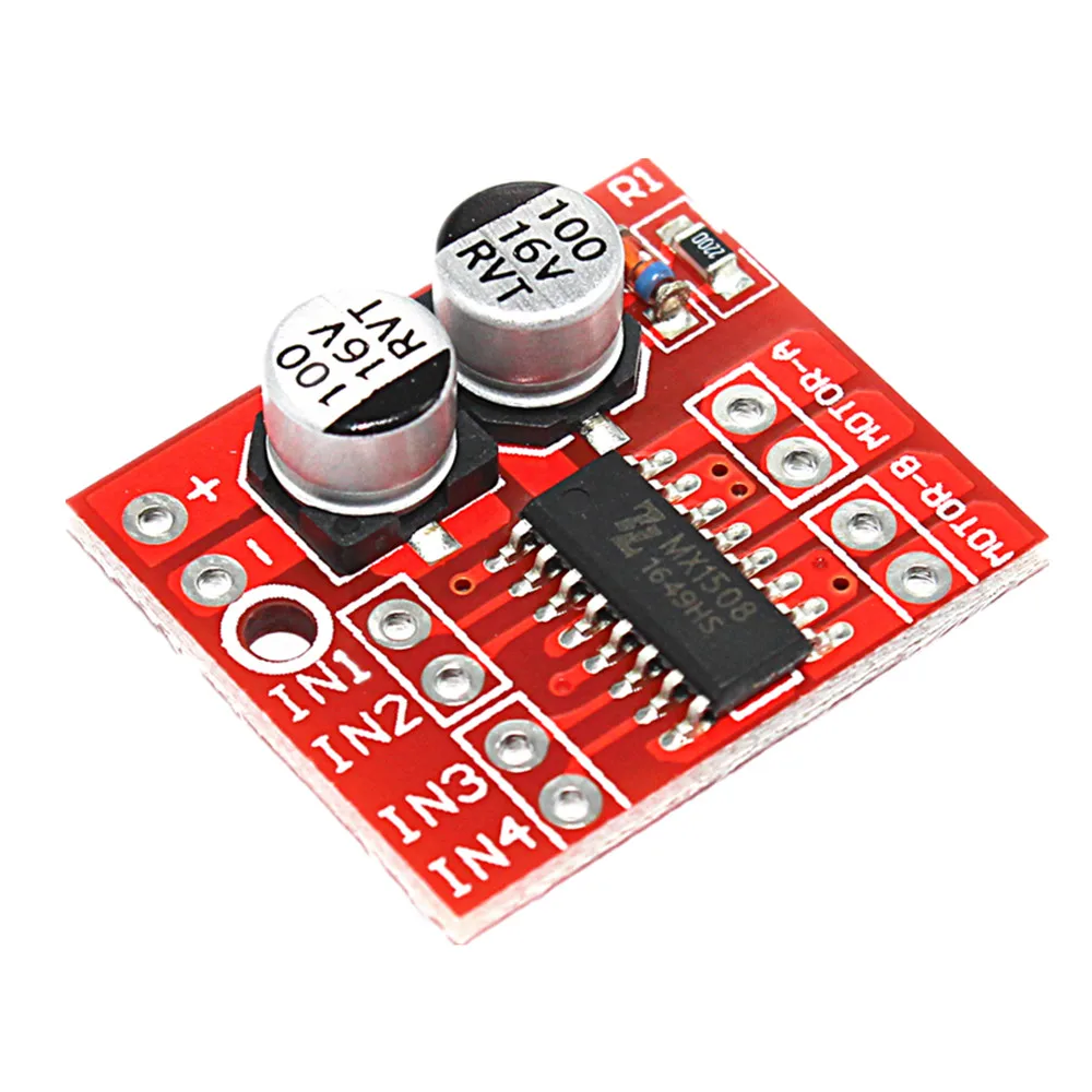 2 channel DC motor drive module Positive and negative PWM speed regulation Double H-bridge stepper motor Mini compatible L298N
2 channel DC motor drive module Positive and negative PWM speed regulation Double H-bridge stepper motor Mini compatible L298N