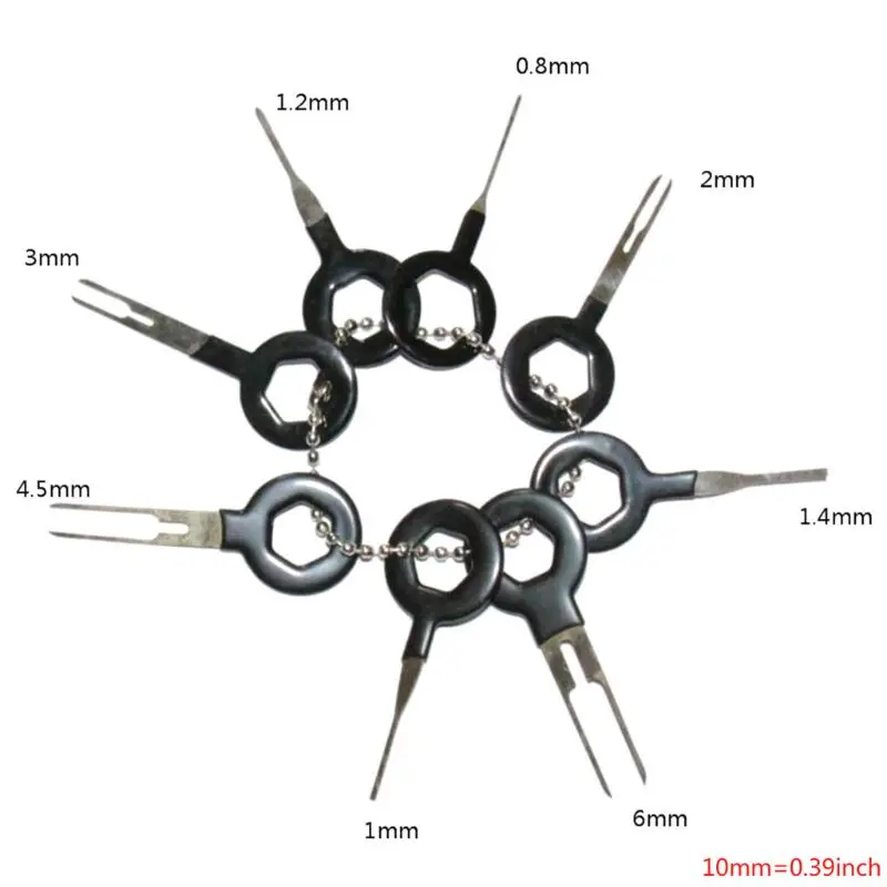 8Pcs Car Terminal Removal Tool Kit Wire connector Pin Release Extractor Puller Needle Remove Tool
8Pcs Car Terminal Removal Tool Kit Wire connector Pin Release Extractor Puller Needle Remove Tool