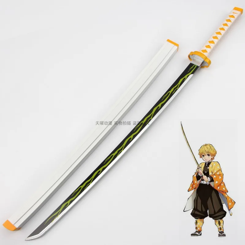Hot Anime Demon Slayer: Kimetsu No Yaiba Cosplay Props Agatsuma Sword Weapons Prop for Comic Party Halloween Cosplay Show
Hot Anime Demon Slayer: Kimetsu No Yaiba Cosplay Props Agatsuma Sword Weapons Prop for Comic Party Halloween Cosplay Show