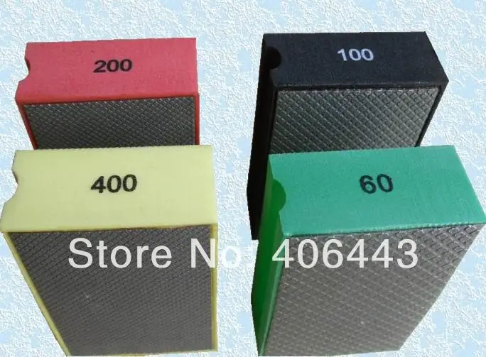Diamond Hand Polishing Pads (2-1/4" * 3-3/4" Diamond Grits# 60 ~ 7000) for Polishing Granite Marble Concrete and Glass
Diamond Hand Polishing Pads (2-1/4" * 3-3/4" Diamond Grits# 60 ~ 7000) for Polishing Granite Marble Concrete and Glass