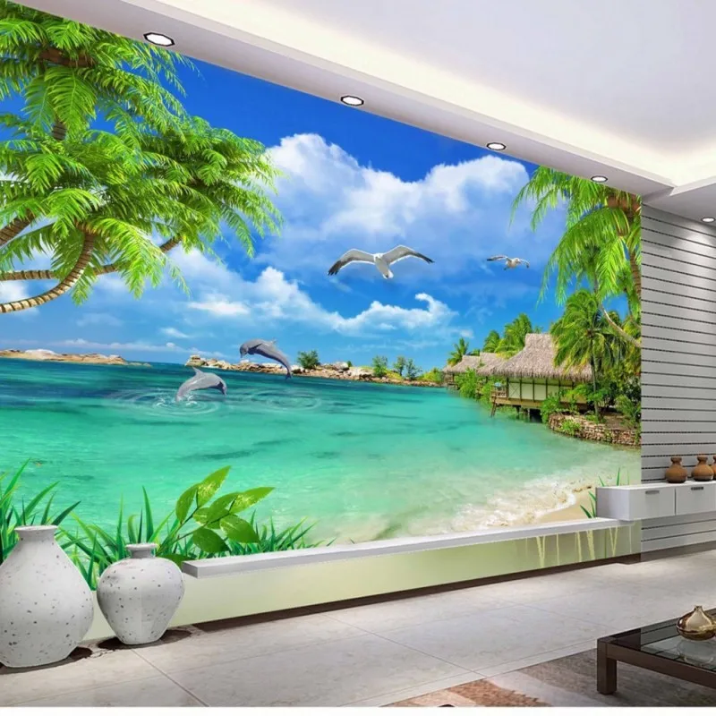 photo wallpaper HD wallpaper blue ocean coco tree landscape view Living Room TV Backdrop lobby mural custom 3D wallpaper
photo wallpaper HD wallpaper blue ocean coco tree landscape view Living Room TV Backdrop lobby mural custom 3D wallpaper