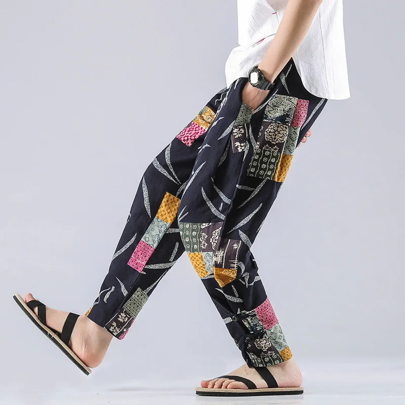 2020 summer printed cotton slacks character comfortable cotton and linen restoring ancient ways is 9 minutes of pants
2020 summer printed cotton slacks character comfortable cotton and linen restoring ancient ways is 9 minutes of pants