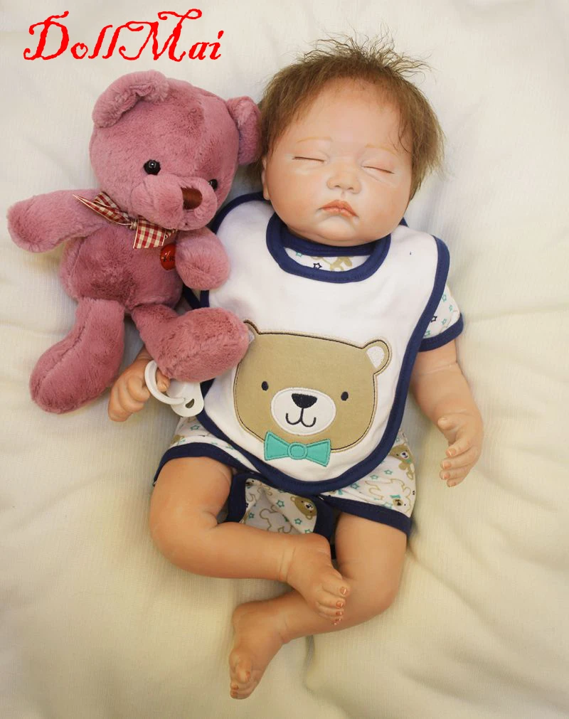 DollMai бренд 20 "силиконовые куклы reborn креативный подарок ребенку куклы alive Bebe реальное возрождение Дети Спящая кукла подарок игрушки
DollMai бренд 20 "силиконовые куклы reborn креативный подарок ребенку куклы alive Bebe реальное возрождение Дети Спящая кукла подарок игрушки