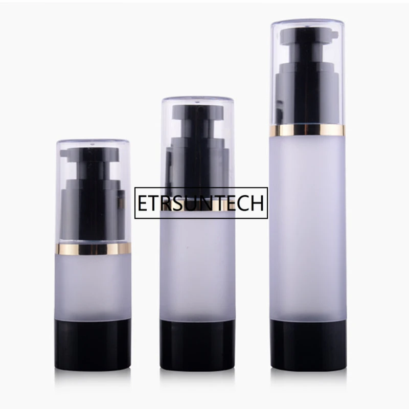 30ml frosted Airless Bottle with Black Pump Refillable Lotion and Gels Dispenser Travel Container F1741
30ml frosted Airless Bottle with Black Pump Refillable Lotion and Gels Dispenser Travel Container F1741
