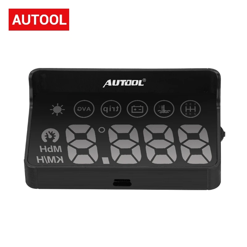 Оригинальный Автомобильный спидометр AUTOOL X30 OBD Универсальный дисплей на лобовое