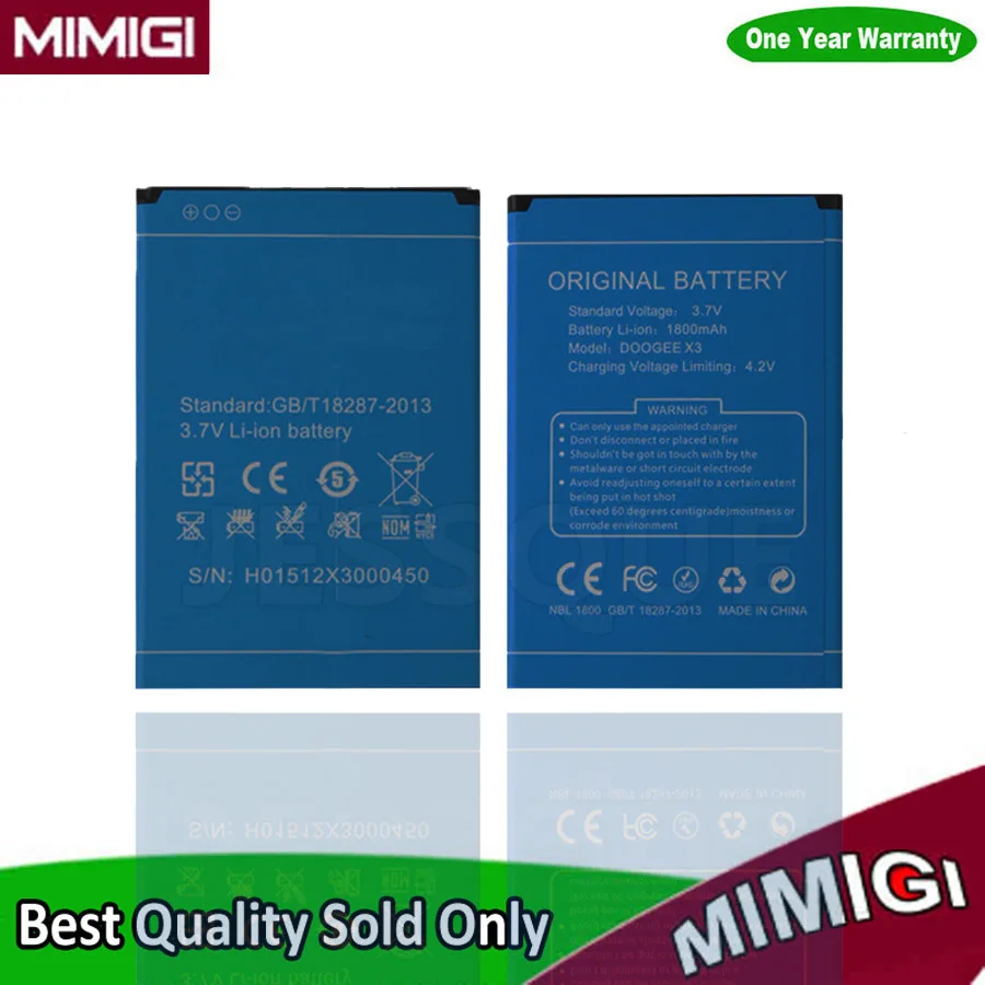 1800mAh DOOGEE X3 Cell Phone Battery ( Wholesale All kinds of Mobile Phone Battery )
1800mAh DOOGEE X3 Cell Phone Battery ( Wholesale All kinds of Mobile Phone Battery )