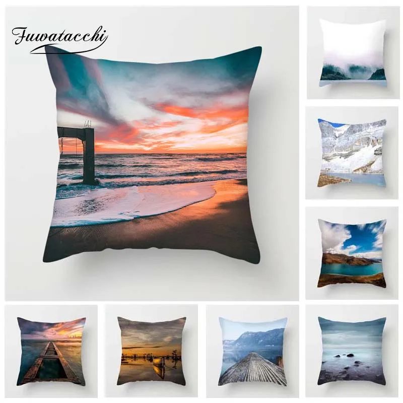 Fuwatacchi Nature Lake Pillow Cover Decorative Pillows Blue Lake Hill Grass Boat Printed Throw Pillows for Sofa Car Pillowcase
Fuwatacchi Nature Lake Pillow Cover Decorative Pillows Blue Lake Hill Grass Boat Printed Throw Pillows for Sofa Car Pillowcase