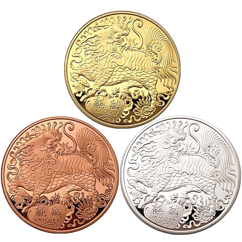 3pcs China Ruiren Kirin Copper Coin Animal coin embossed gold coin auspicious coin gift present original
3pcs China Ruiren Kirin Copper Coin Animal coin embossed gold coin auspicious coin gift present original