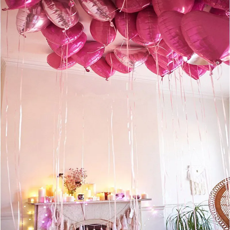 50 pcs 18 inch Rose Gold Star Metallic Balloon Wedding Decor Birthday Party Balloon Metal Heart Round Star Helium Air Baloon
50 pcs 18 inch Rose Gold Star Metallic Balloon Wedding Decor Birthday Party Balloon Metal Heart Round Star Helium Air Baloon