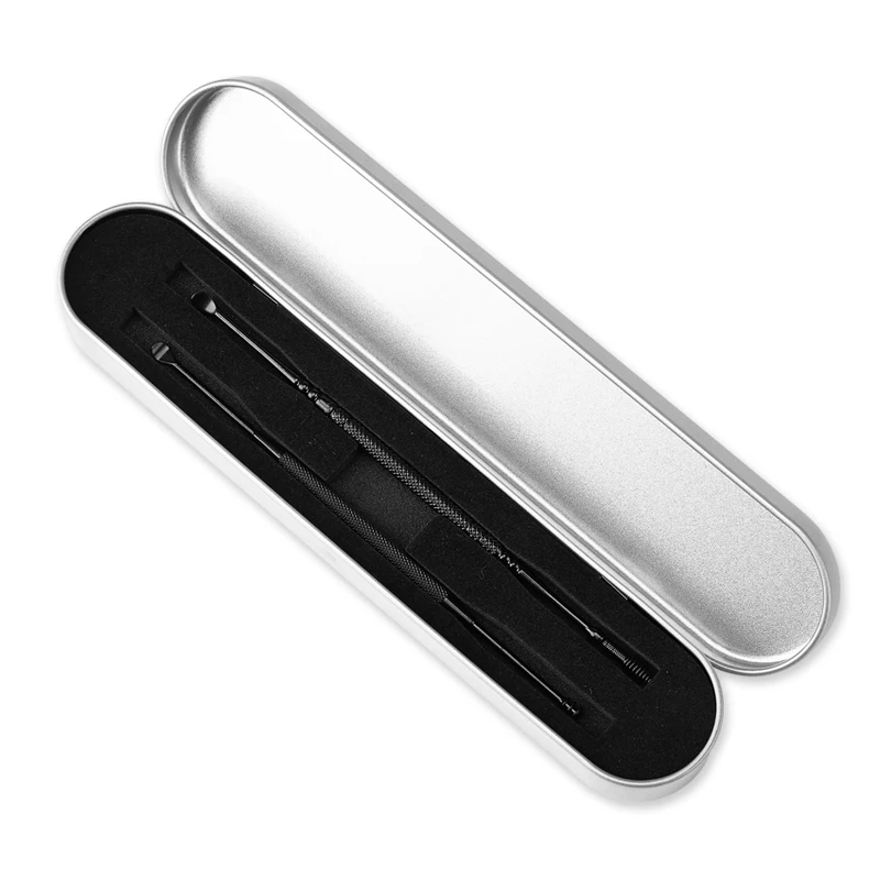 2Pcs/Set Black Ear Wax Pickers Cleaner Stainless Steel Earpick Wax Remover Curette Ear Pick Cleaner Ear Care Beauty Tool QT65 
2Pcs/Set Black Ear Wax Pickers Cleaner Stainless Steel Earpick Wax Remover Curette Ear Pick Cleaner Ear Care Beauty Tool QT65
