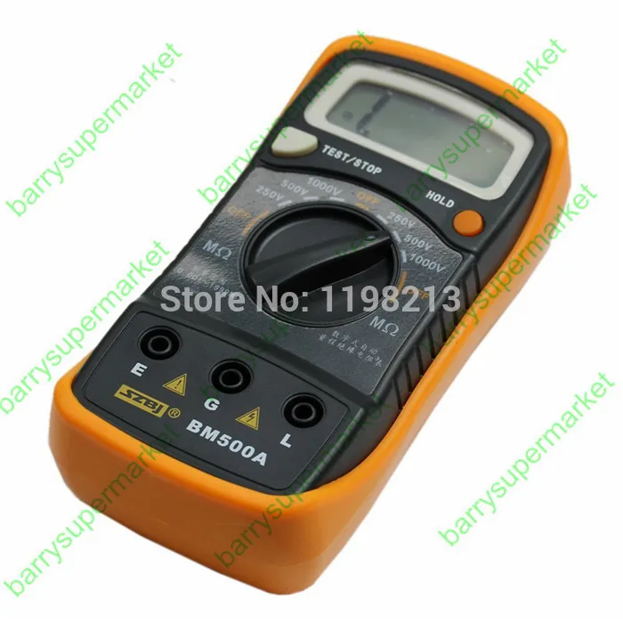 BM500A Digital Insulation Resistance 0~2000M Tester 1000V 1999M Digital Insulation Resistance Tester Meter Megohmmeter Megger
BM500A Digital Insulation Resistance 0~2000M Tester 1000V 1999M Digital Insulation Resistance Tester Meter Megohmmeter Megger