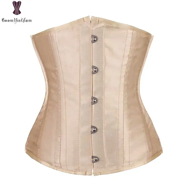 24 Sprial Steel Boned Satin Gothic Corset Waist Slimming Waist Trainer Brocade Sexy Women Underbust Corset Waist Cincher XXS-2XL
24 Sprial Steel Boned Satin Gothic Corset Waist Slimming Waist Trainer Brocade Sexy Women Underbust Corset Waist Cincher XXS-2XL