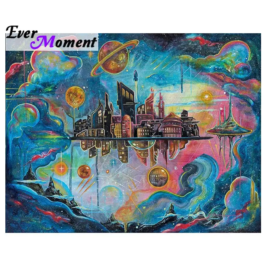 Ever Moment Diamond Painting Scenery City in the Universe Full Picture Of Rhinestone Diamond Embroidery Mosaic 5D DIY 3F295
Ever Moment Diamond Painting Scenery City in the Universe Full Picture Of Rhinestone Diamond Embroidery Mosaic 5D DIY 3F295