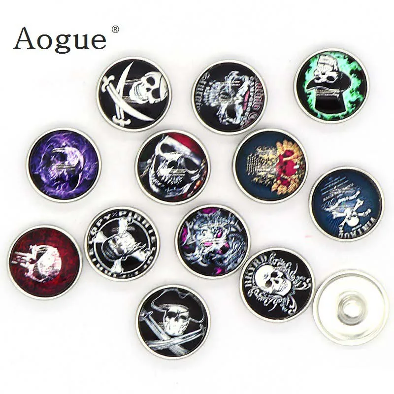Factory Fashion 12pcs High Quality 18mm Mixed Vintage Skull Glass Metal Snaps buttons DIY Snap Charms Jewelry Bracelet&Bangle
Factory Fashion 12pcs High Quality 18mm Mixed Vintage Skull Glass Metal Snaps buttons DIY Snap Charms Jewelry Bracelet&Bangle