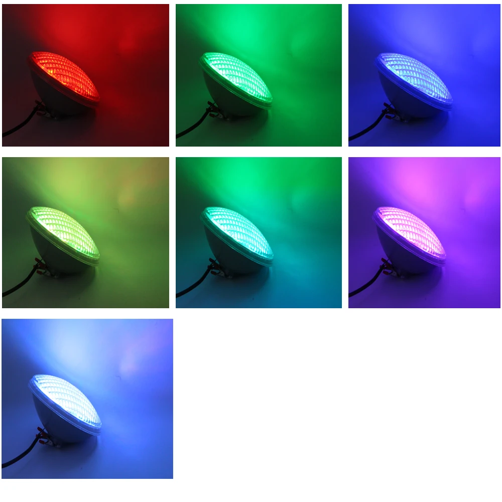 18W 36W 54W Lumiere LED Piscine Underwater Light PAR 56 Lamp RGB Muticolor with Remote Warm White Cool | Лампы и освещение