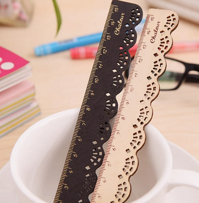 1 Pc Creative 15cm Vintage Hollow Out Lace Wood Ruler Measuring Straight Ruler Tool Promotional Gift Stationery
1 Pc Creative 15cm Vintage Hollow Out Lace Wood Ruler Measuring Straight Ruler Tool Promotional Gift Stationery