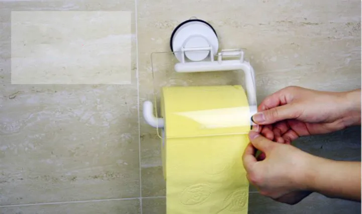 Wall Mounted Toilet Roll Holder Suction WC Paper Holder Toilet Roll Holder Plastic In White With Cover for Bathroom Organizer
Wall Mounted Toilet Roll Holder Suction WC Paper Holder Toilet Roll Holder Plastic In White With Cover for Bathroom Organizer
