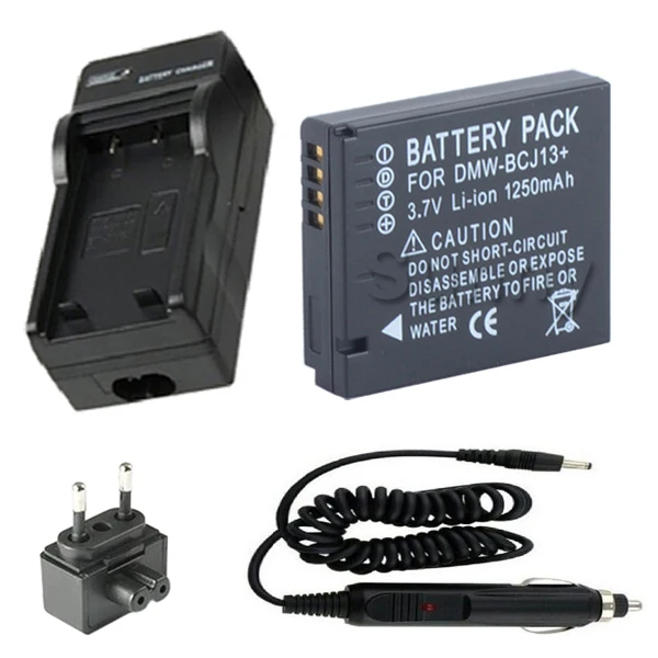 

Battery and Charger for Panasonic DMW-BCJ13, MW-BCJ13E,DMW-BCJ13PP and Lumix DMC-LX5, DMC-LX5K, DMC-LX7 Digital Camera