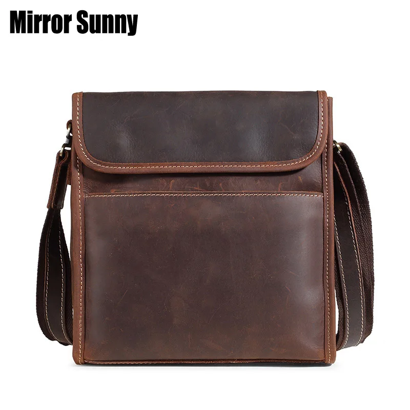 New Mad Horse Leather Men's Bag Male Single Shoulder Bags Head Layer Cowhide Genuine Leather Retro Men's Messenger Bag Handbags
New Mad Horse Leather Men's Bag Male Single Shoulder Bags Head Layer Cowhide Genuine Leather Retro Men's Messenger Bag Handbags