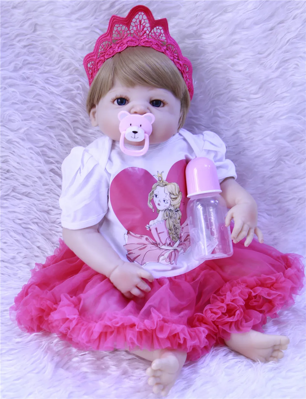 23inch 57cm Full silicone Reborn Baby infant Dolls Silicone Kids handmade Toddler girl bebe alive bathe toy Birthday Xmas Gift
23inch 57cm Full silicone Reborn Baby infant Dolls Silicone Kids handmade Toddler girl bebe alive bathe toy Birthday Xmas Gift