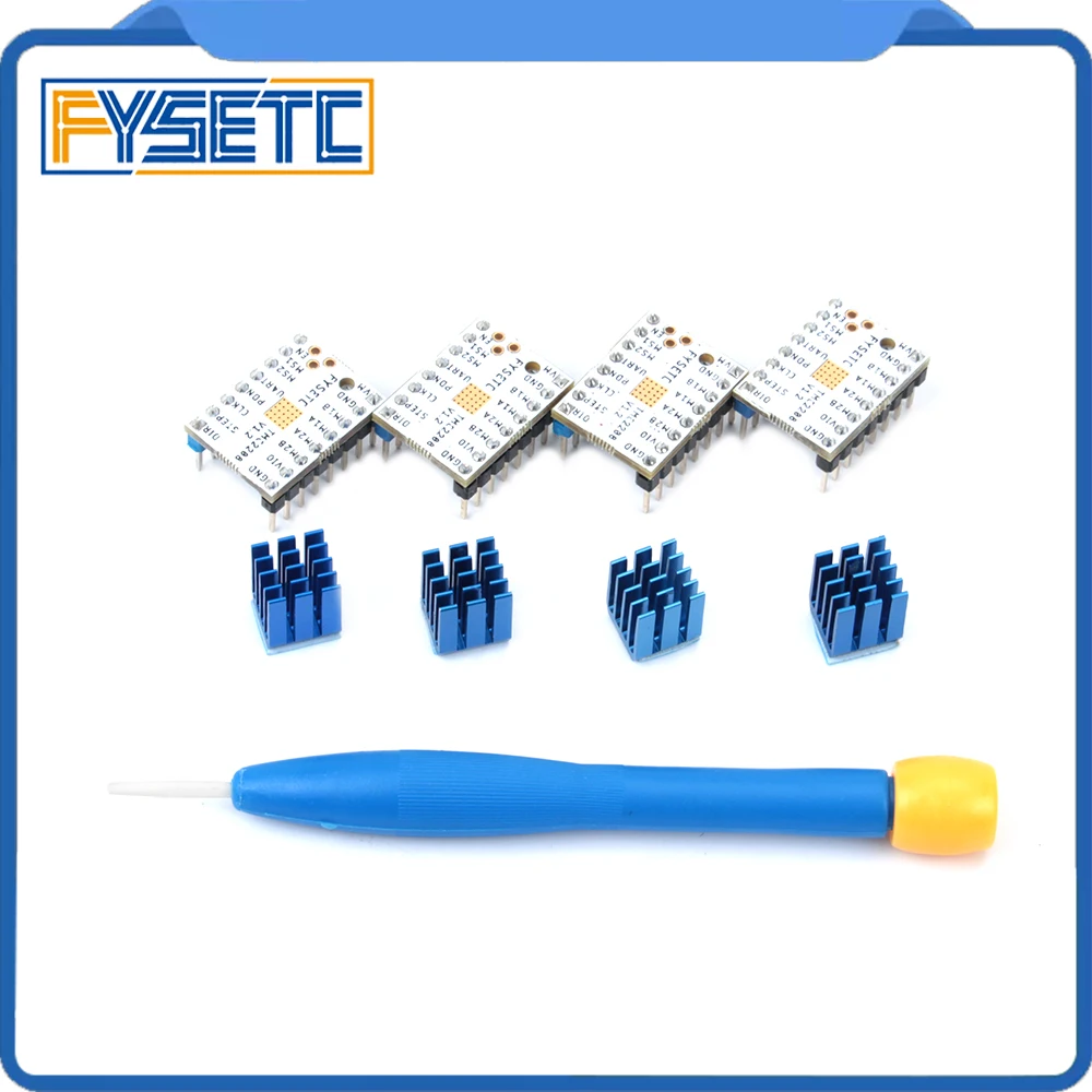 4pcs TMC2208 v1.2 Stepping Motor Mute Driver Stepstick Power Tube Built-in Driver Current 1.4A Peak Current 2A Replace TMC2100
4pcs TMC2208 v1.2 Stepping Motor Mute Driver Stepstick Power Tube Built-in Driver Current 1.4A Peak Current 2A Replace TMC2100