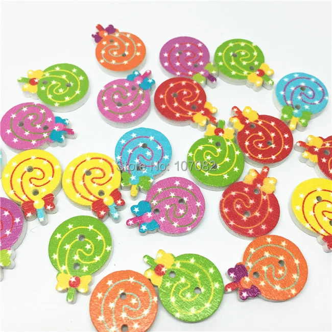 50pcs 14X19mm Mixed Lollipops Wood Buttons Girly Cute Sewing Accessories Scrapbook Cardmaking Embellishments
50pcs 14X19mm Mixed Lollipops Wood Buttons Girly Cute Sewing Accessories Scrapbook Cardmaking Embellishments