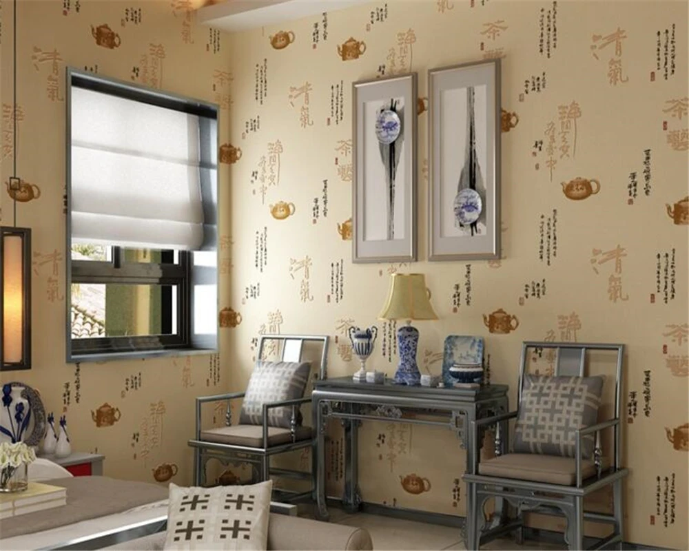 beibehang Interior decoration new decoration wall paper Nonwoven Chinese fashion retro coffee tea pattern 3d wallpaper behang
beibehang Interior decoration new decoration wall paper Nonwoven Chinese fashion retro coffee tea pattern 3d wallpaper behang