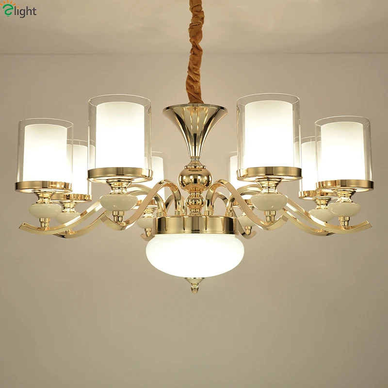 Modern Gold Metal Led Pendant Lights Glass Crystal Living Room Led Pendant Lamp Bedroom Led Pendant Light Hanging Light Fixtures
Modern Gold Metal Led Pendant Lights Glass Crystal Living Room Led Pendant Lamp Bedroom Led Pendant Light Hanging Light Fixtures