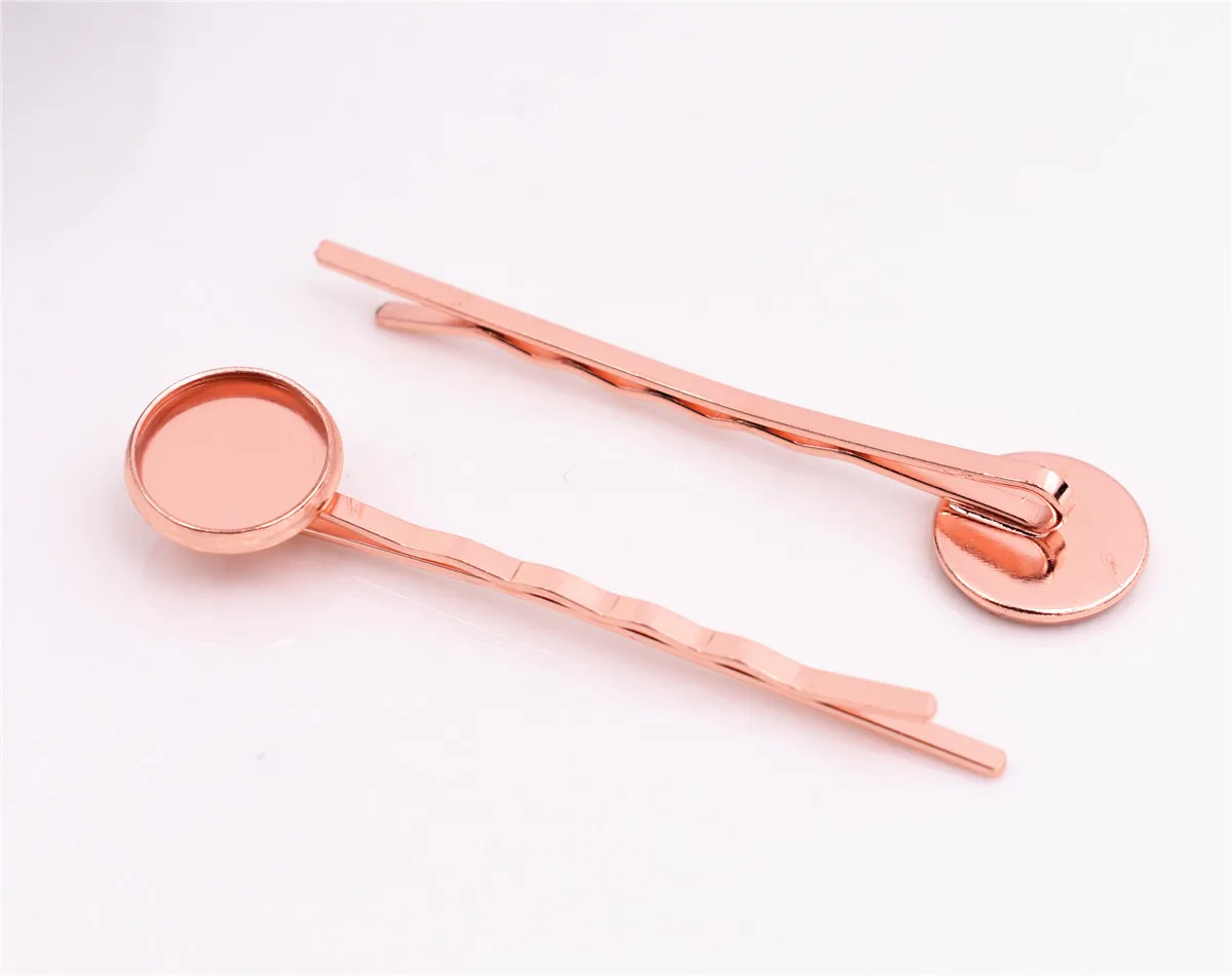 12mm 10pcs High Quality Classic Rose Gold Plated Copper Material Hairpin Hair Clips Hairpin Base Setting Cabochon Cameo
12mm 10pcs High Quality Classic Rose Gold Plated Copper Material Hairpin Hair Clips Hairpin Base Setting Cabochon Cameo