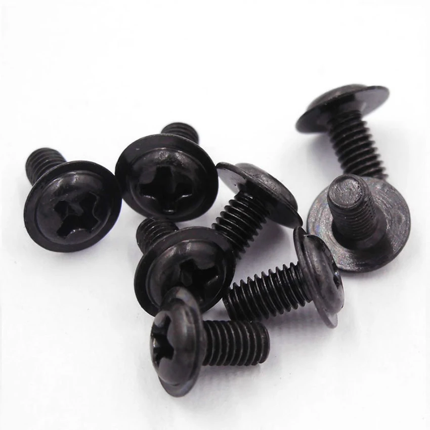 M2 M2.5 M3 M4 M5 Cross Phillips Pan Head With Washer Screw For PC Case Motherboard Mount DIY Computer Screws Black
M2 M2.5 M3 M4 M5 Cross Phillips Pan Head With Washer Screw For PC Case Motherboard Mount DIY Computer Screws Black