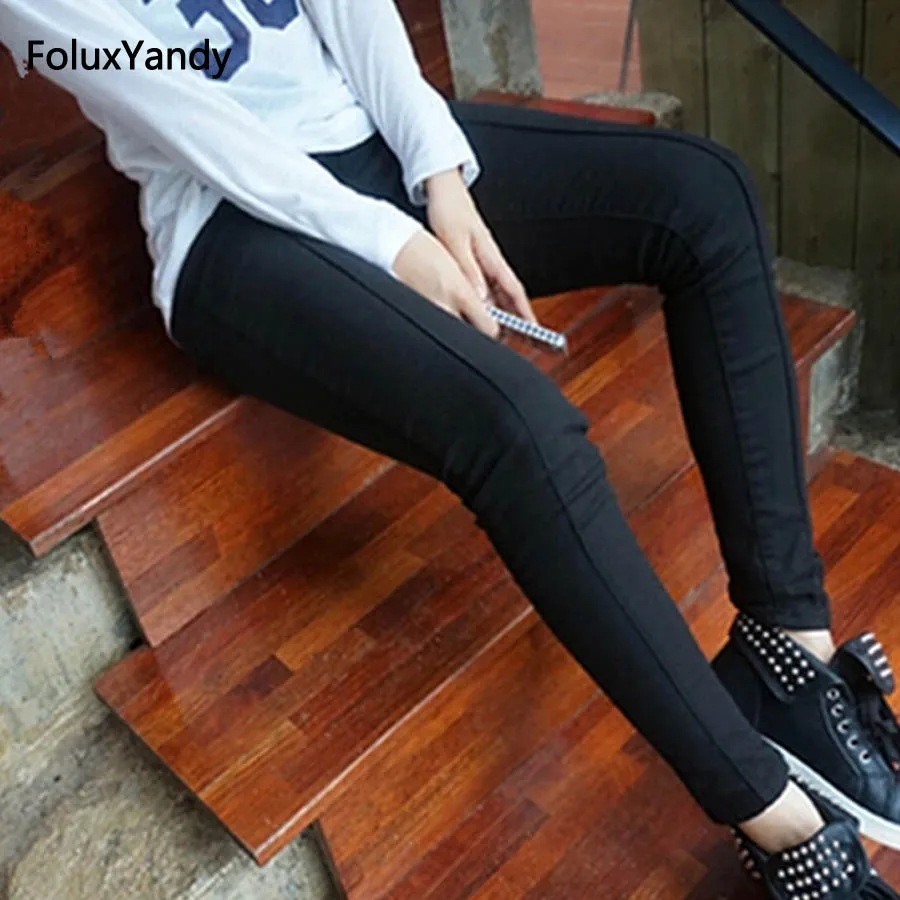 Skinny Pencil Pants Women Casual Slim Stretched Pants Black Long Trousers OLL61-882
Skinny Pencil Pants Women Casual Slim Stretched Pants Black Long Trousers OLL61-882
