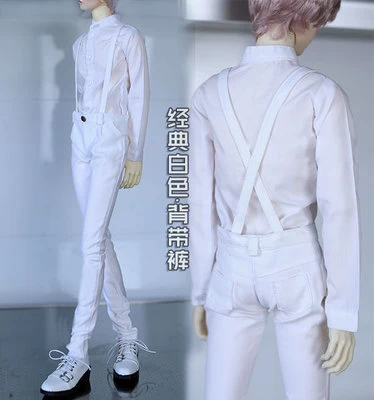 BJD doll pants black white overalls for 1/3 BJD SD13 SD17 Uncle SSDF2 doll size pants doll accessories
BJD doll pants black white overalls for 1/3 BJD SD13 SD17 Uncle SSDF2 doll size pants doll accessories