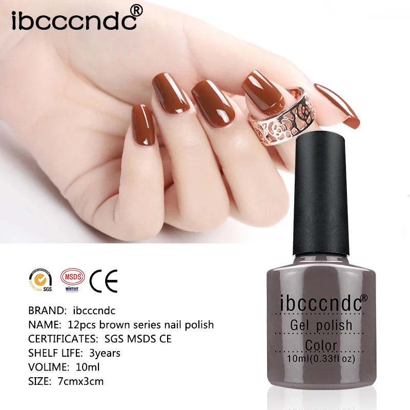 2018 New 10ml Brown Series UV Gel Polish 12 pcs Per Set Long lasting Nail Gel LED Lamp Needed 12 Colors Soak Off Nail Art Beauty
2018 New 10ml Brown Series UV Gel Polish 12 pcs Per Set Long lasting Nail Gel LED Lamp Needed 12 Colors Soak Off Nail Art Beauty