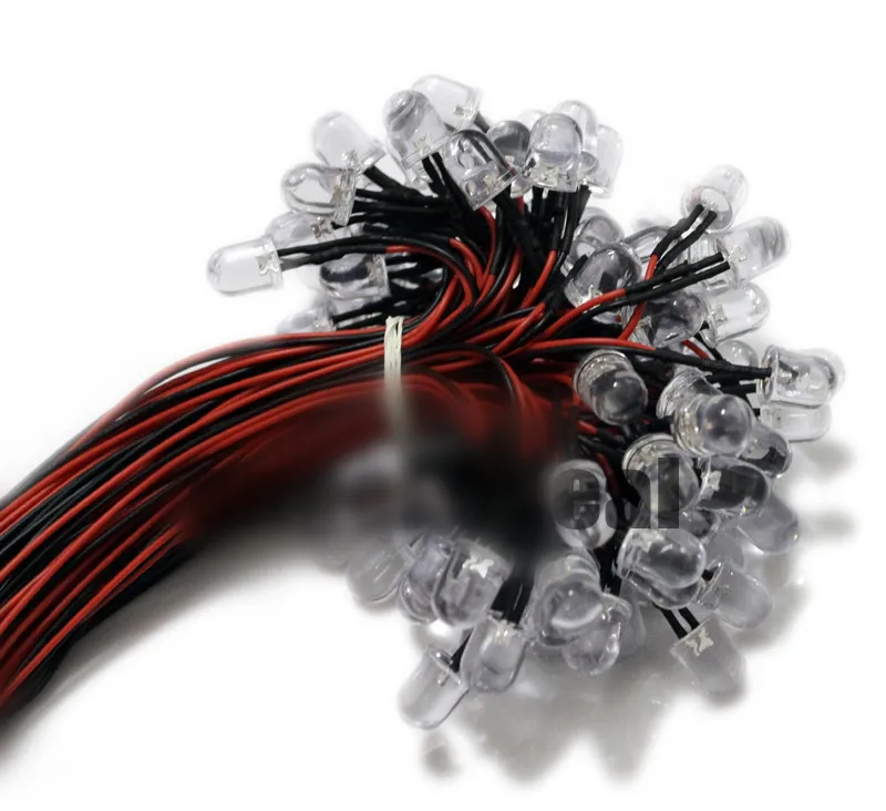 Wholesale 100pcs 10mm Green Prewired Led 20CM Cable DC12V 460nM - 470nM &000 - 6000 MCD
Wholesale 100pcs 10mm Green Prewired Led 20CM Cable DC12V 460nM - 470nM &000 - 6000 MCD