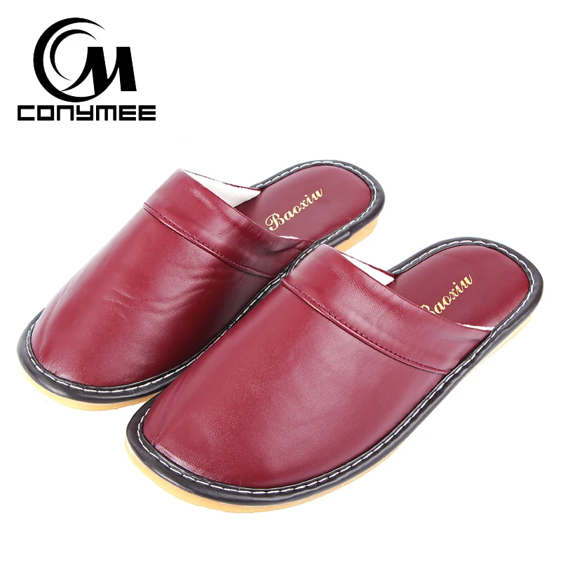 CONYMEE Winter 2018 Home Slippers Stylish Women's Leather Shoes Pantufas Winter Warm Women Indoor Flats Shoe Soft Floor Slipper
CONYMEE Winter 2018 Home Slippers Stylish Women's Leather Shoes Pantufas Winter Warm Women Indoor Flats Shoe Soft Floor Slipper