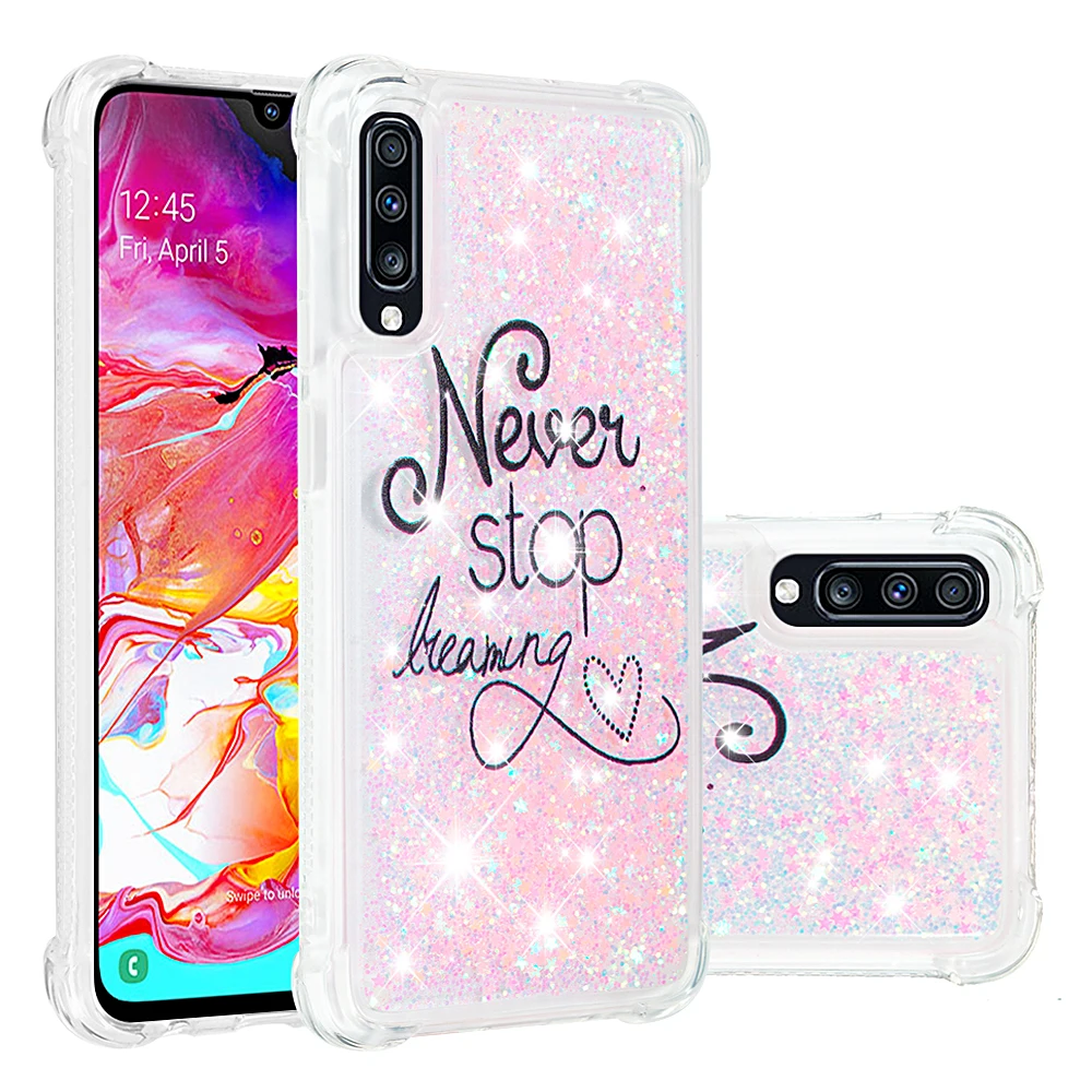 KDTONG Case sFor Samsung Galaxy A50 A70 Case Cute Glitter Liquid Soft Silicone TPU Cover For Galaxy A70 A50 A 50 Case Cover Capa
KDTONG Case sFor Samsung Galaxy A50 A70 Case Cute Glitter Liquid Soft Silicone TPU Cover For Galaxy A70 A50 A 50 Case Cover Capa