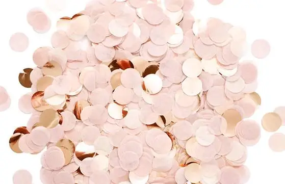 1kg/lot 2.5*2.5cm Event party decoration Rose GOLD Foil confetti metallic confetti paper White Tissue type wedding decoration
1kg/lot 2.5*2.5cm Event party decoration Rose GOLD Foil confetti metallic confetti paper White Tissue type wedding decoration