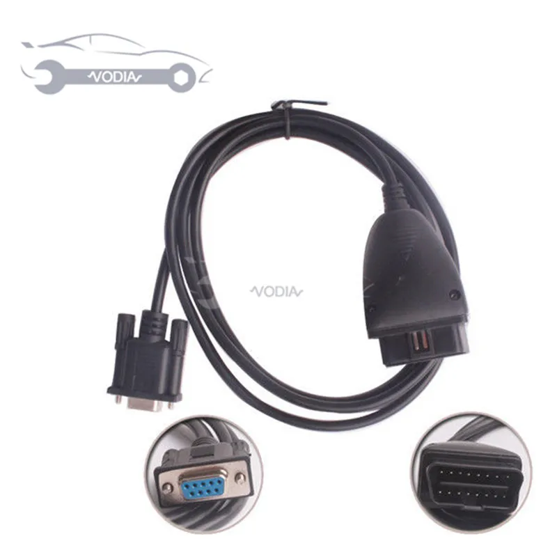 Кабель диагностический OBD2 кабель разветвитель с 16 контактами на DB9 RS232 6