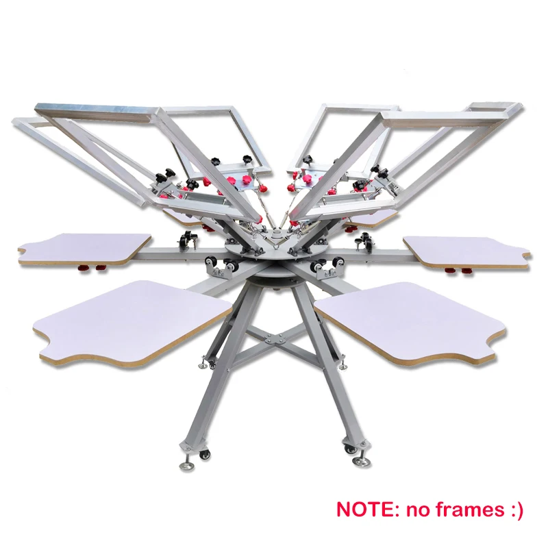 Free shipping Micro Registration 6 color 6 station manual silk screen printing machine for T shirt printer equipment carousel
Free shipping Micro Registration 6 color 6 station manual silk screen printing machine for T shirt printer equipment carousel