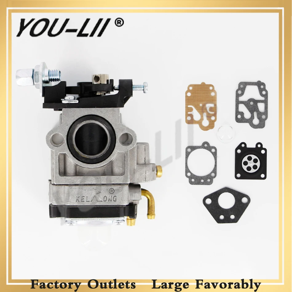 YOULII Carburetor Carb for 40cc 43cc 49cc Engine 2 Stroke Mini-Choppers ATVs Pocket Bikes Quad Hedge Trimmers Brush Cutters Part
YOULII Carburetor Carb for 40cc 43cc 49cc Engine 2 Stroke Mini-Choppers ATVs Pocket Bikes Quad Hedge Trimmers Brush Cutters Part