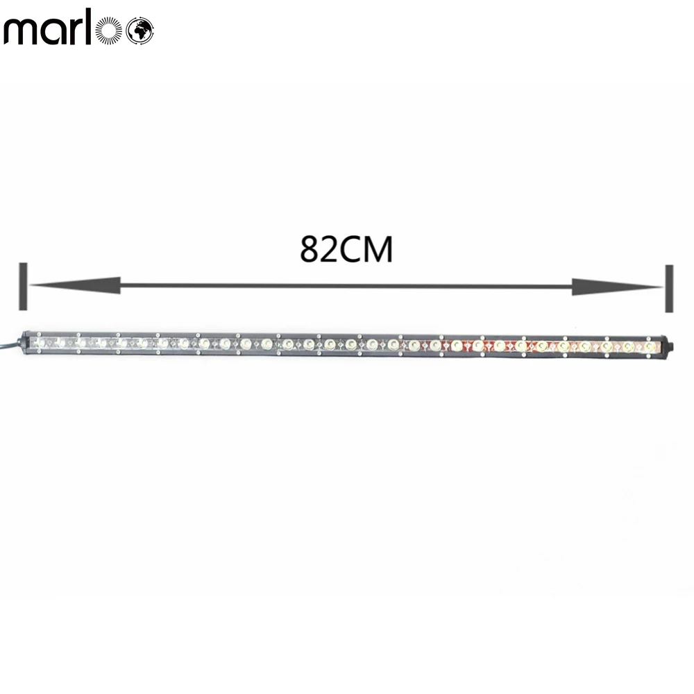 Marloo 30inch 90W Single Row Led Light Bar LED Offroad Light For Car Jeep JK 4WD UTV Truck Pickup 4x4 Vehicle 12 24V Automotive
Marloo 30inch 90W Single Row Led Light Bar LED Offroad Light For Car Jeep JK 4WD UTV Truck Pickup 4x4 Vehicle 12 24V Automotive